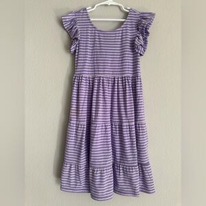 Bonnie Jean Lavender Striped Dress